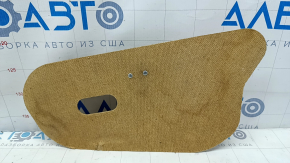 The right trunk floor of a Toyota Camry V40 has a dent.