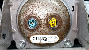 The passenger airbag in the dashboard of a Ford Fusion mk5 17-20 has a rusty squib.