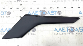 Mitsubishi Outlander 22-25 center console trim, upper left, black leather, peeling