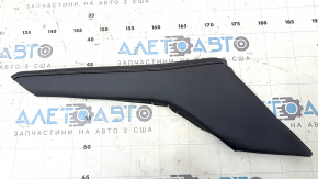 Mitsubishi Outlander 22-25 center console trim, upper right, black leather, peeling