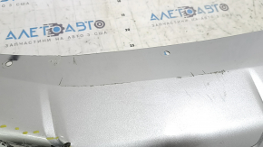 Mitsubishi Outlander 22-25 front bumper lip, black and gray, scratches, crack, crack in mount, broken mounts