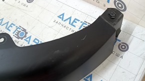 Mitsubishi Outlander 22-25 front bumper lip, black and gray, scratches, crack, crack in mount, broken mounts