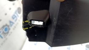 Mitsubishi Outlander 22-25 front bumper lip, black and gray, scratches, crack, crack in mount, broken mounts