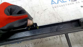 Mitsubishi Outlander 22-25 front bumper lip, black and gray, scratches, crack, crack in mount, broken mounts