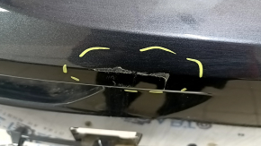 Mitsubishi Outlander 22-25 rear bumper, bare, for parking sensors, without plug, graphite U28, bumper, worn