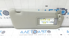 Right visor Mazda CX-9 16 - gray, plastic, without hook