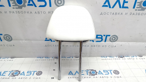 Tesla Model Y 20-25 leather rear headrest, 2nd row, left, white