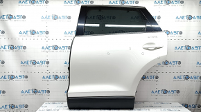Mazda CX-9 rear left door assembly, 16-23 tinted, white 25D, bumpers, under curtain
