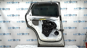 Mazda CX-9 rear left door assembly, 16-23 tinted, white 25D, bumpers, under curtain