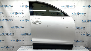 Mazda CX-9 16-23 keyless front right door assembly, triplex, white 25D, with bumpers