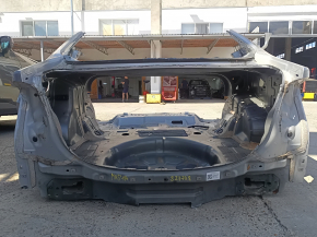 Ford Fusion mk5 13-20 rear panel on the body, silver
