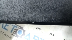 Mitsubishi Outlander 22-25 black lower center dashboard trim, scratches, whitened plastic on the mount