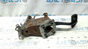 Toyota Camry v40 brake pedal with bracket and sensor, rusty
