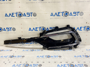 Bumper grille left Hyundai Santa FE Sport 17-18 rest usa, under fog lights