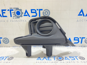 Front bumper grille left Toyota Highlander 14-16 without fog lights