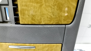 Toyota Camry v40 light wood cup holder, gray trim, broken mount