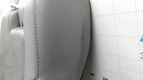Left rear seat back for Toyota Camry v40, gray leather, adjustable, dented, needs cleaning