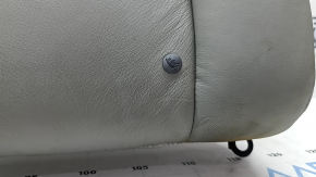 Right rear seat back for Toyota Camry v40, gray leather, adjustable, dented, needs cleaning, scratches