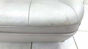 Passenger seat Toyota Camry v40 07-09 without airbag, gray leather, electric, heated, without headrest, cracked, needs dry cleaning, dented, whitened plastic, scratches