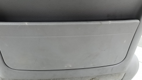 Passenger seat Toyota Camry v40 07-09 without airbag, gray leather, electric, heated, without headrest, cracked, needs dry cleaning, dented, whitened plastic, scratches