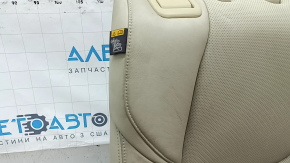Rear row of seats, 2nd row, right, Mazda CX-9 16-17, beige perforated leather, without headrest, wrinkled, dry cleanable,