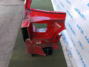 Front right quarter panel of a Ford Mustang mk6 18-23 on the body, sawn off, red, without a side member
