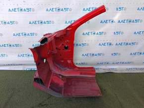 Front right quarter panel of a Ford Mustang mk6 18-23 on the body, sawn off, red, without a side member