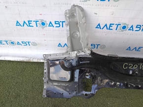 Rear panel BMW 3 G20 19- 2 parts, on the body, black