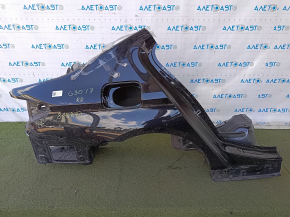 BMW 5 G30 17-23 rear right quarter wing sawed off, black