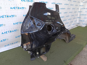 Nissan Rogue 14-20 rear right quarter wing, BSM, sawn off, black, vents, drilled holes