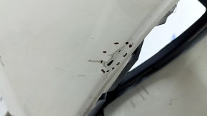 Front bumper, bare, Mazda CX-9 16-23, Taiwan, CHL, without parking sensors, white, crack, scratches