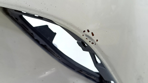 Front bumper, bare, Mazda CX-9 16-23, Taiwan, CHL, without parking sensors, white, crack, scratches