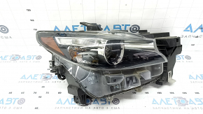 Mazda CX-9 16-23 right front headlight assembly LED without Adaptive, scratches, sand