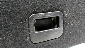 Ford Edge 15-24 black trunk floor with scratches on the handle
