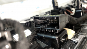 Right front panel trim for BMW 5 G30 17-20, wood grain, with backlight, backlight not working