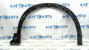 Front left fender arch trim for Mazda CX-9 16-23, structure, broken fasteners, crack in fastener, scratches