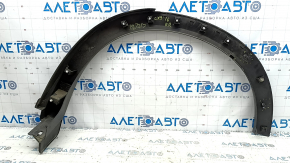 Mazda CX-9 16-23 rear right fender arch trim, broken fasteners, cracks in fasteners, scratches