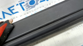 Left door sill trim with seal for Mazda CX-9 16-23, structure, scratches, dented, broken fasteners, worn