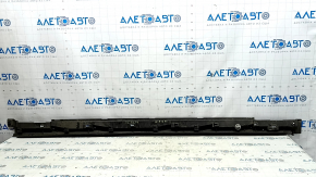 Left side door sill trim with seal for Mazda CX-9 16-23, structure, scratches, dented, broken fasteners