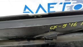 Left side door sill trim with seal for Mazda CX-9 16-23, structure, scratches, dented, broken fasteners