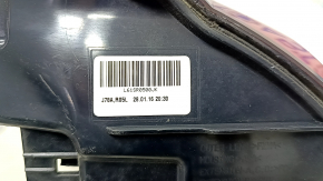 Mazda CX-9 16-23 left outer fender light, no wiring, missing fragment, broken fasteners, broken housing, scratches