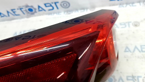 Mazda CX-9 16-23 left outer fender light, no wiring, missing fragment, broken fasteners, broken housing, scratches