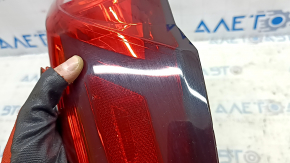 Mazda CX-9 16-23 left outer fender light, no wiring, missing fragment, broken fasteners, broken housing, scratches