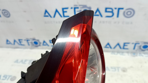 Mazda CX-9 16-23 left outer fender light, no wiring, missing fragment, broken fasteners, broken housing, scratches
