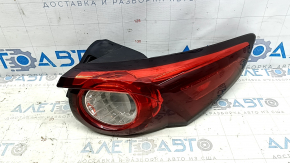 Mazda CX-9 16-23 right outer fender light without wiring, scratches