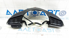 The steering wheel controls on the Mazda CX-9 16-21 are peeling off the chrome, scratches on the chrome