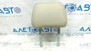 Rear left headrest, 2nd row, Mazda CX-9 16-23, beige leather, scratches, needs cleaning