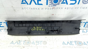 Mazda CX-9 16-23 black rear left door sill trim, scratches