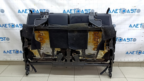 Rear seat, 3rd row, Mitsubishi Outlander 22-25, black leather, dry clean, water damaged