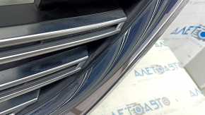 Mazda CX-9 16-20 radiator grille without emblem, with chrome inserts, under the podium, dent, sand